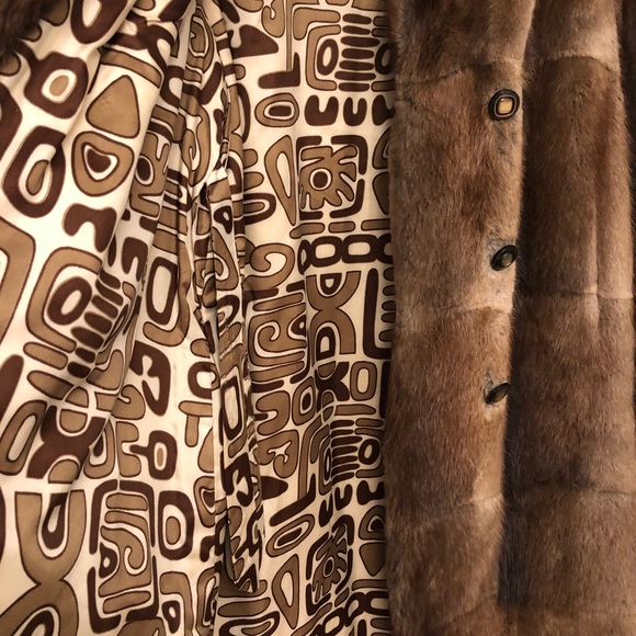 Mink Fur Long Coat - Picture 8 of 11